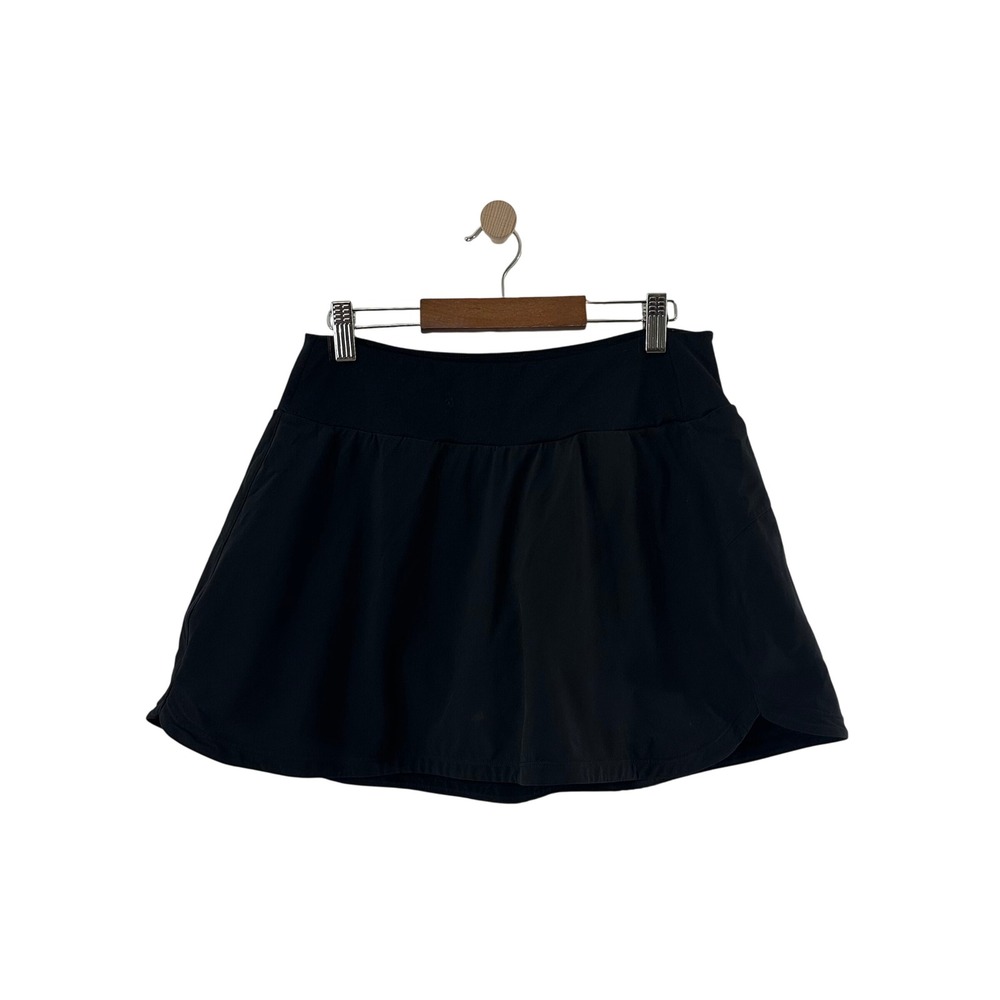 Z by Zella Womens Black Active Athletic Skort Built In Shorts Size Medium